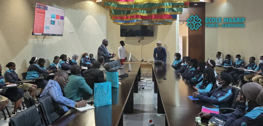 Les élèves de l’École Maarif Turco-Gabonaise en immersion diplomatique au siège de la CEEAC